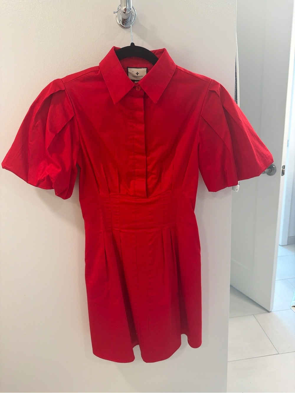 Tuckernuck Red Mini Delaney Dress
